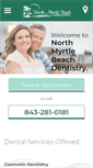 Mobile Screenshot of northmyrtlebeachdentistry.com